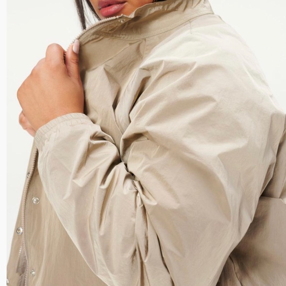 GOOD AMERICAN ESSENTIAL NYLON TRACK SUIT IN BRINDLE SIZE 2 (M) - Picture 2 of 14